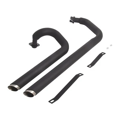 Fit for Yamaha Virago 535 XV535 1987-2004 Black Muffler Exhaust Silencers Foto 1 de 4