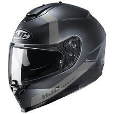 HJC C70 Euro Mc5sf Motorradhelm Integralhelm Helm schwarz grau matt XXL