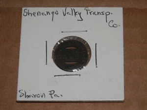 SHENANGO VALLEY TRANSP. CO. TOKEN - 1947 - SHARON PA - Imagen 1 de 3