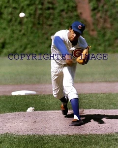Fergie Jenkins Cubs 1967-73, 82-83 HOF'er 91 Wrigley Field Color 8x10 B C - Picture 1 of 1