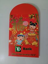 10 Pcs Chinese New Year Td Bank Red Lucky Envelops