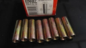 12x RAMSET DYNASET DSM 10 anchor loxin thread M10 x depth 40mm. Hole 12mm x 43mm - Picture 1 of 2