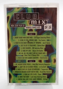 Club Mix 95 Remixed Dance Hits Cassette - New Sealed - Picture 1 of 6