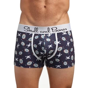 Skull and Bones Navy Mid-Century Modern Print Trunk, Small $30.00 - Picture 1 of 16