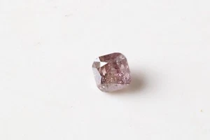 0.88Cts Natural Purple Pink Cushion Shape Rose Cut Loose Diamond 5.08mm DB49 - Picture 1 of 12