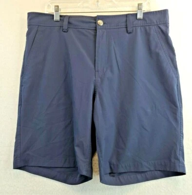 Pantalones cortos de golf resistentes a la intemperie 32 grados frescos ligeros azules de rendimiento para hombre 36 Foto 1 de 4