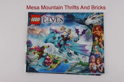LEGO® Elves 41172 The Water Dragon Adventure Instruction Manual Only! - Image 1 of 4
