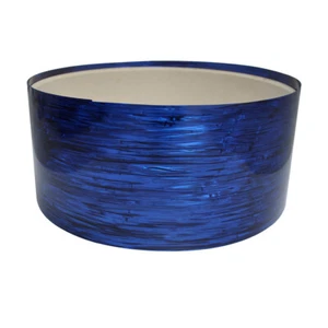 Hoja de ostra azul perla de 0,5 mm envoltura de tambor de 6x55"" para tambor redoblante de 5,5 6"" - Imagen 1 de 5