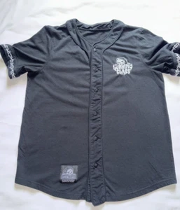 Lurking Class Mens Skater Shirt Jersey Button Down Embroidered - Picture 1 of 11