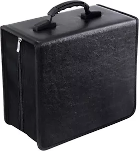 400 Discs Portable CD DVD Organizer Storage Koskin Wallet Holder Bag Case Album - Picture 1 of 7