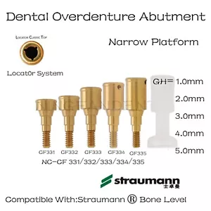 Pilares localizadores de sobredentaduras dentales Straumann/ITI-Bone Level NC para 1-5 mm GH - Imagen 1 de 45