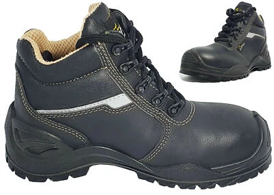 scarpe antinfortunistica Leohill Scarpa da lavoro Donna alta in pelle S3  35 37 - Immagine 1 di 3