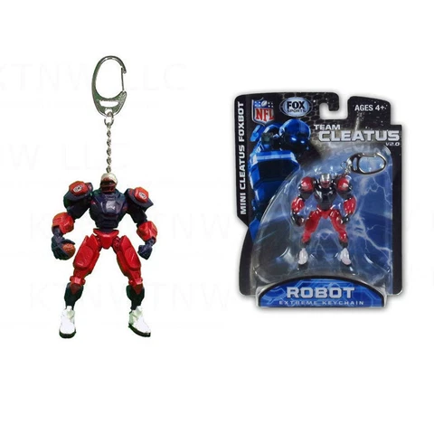 New NFL New England Patriots FOX Action Figure V2.0 Key Chain Keychain Keyring Cover