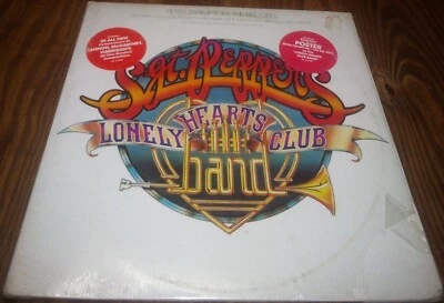 Sgt Peppers Peter Frampton The Bee Gees 2x LP 2 Hype Stickers + Poster READ - Image 1 of 4