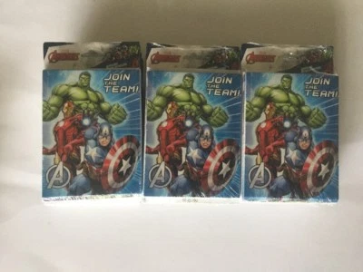12-8 Card Lot(96 Cards) Marvel Avengers Happy Birthday Party Invitations NEW!! - Image 1 of 2