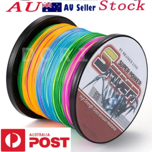 Dorisea PE Braided Fishing Line 300m 500m 1000m 2000m Multicolour 10lb~300lb - Picture 1 of 12