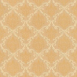 Profhome 956293-GU Textiloptik Tapete Barock matt orange beige 5,33 m2 - Bild 1 von 8