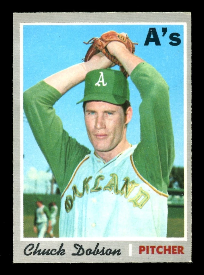 1970 TOPPS OPC O PEE CHEE MLB BASEBALL #331 CHUCK DOBSON NM-MT OAKLAND A'S Card - Image 1 of 2