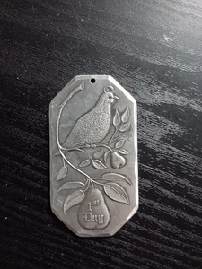 Wendell August Forge Partridge Pear Tree ONLY 12 Days of Christmas Ornament. - Foto 1 di 4