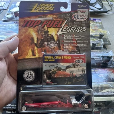 Johnny Lightning Top Fuel Legends Уолтон, Черни и Муди 1:64 Запечатанный - Изображение 1 из 2