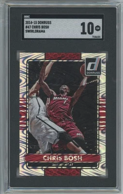 CHRIS BOSH SGC 10 2014-15 DONRUSS SWIRLORAMA #47 PARALELO MIAMI HEAT Foto 1 de 2