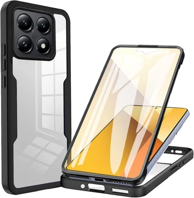 Trasparente Cover per Xiaomi 15T 5G, 360° Grado Militare Antiurto Custodia Con P - Immagine 1 di 4