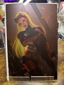 GI JOE #8 LESLEY LEIRIX LI 616 Card Stock Virgin FOIL Variante B LTD 750 - Foto 1 di 2