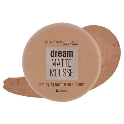 Dream Matte Foam Foundation + Primer 32 Golden Maybelline - Image 1 of 2