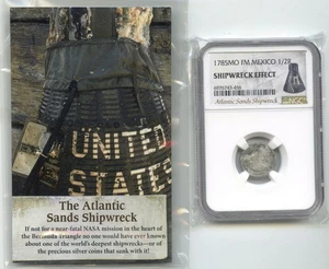 1785- Mo FM Mexico 1/2R Shipwreck Effect NGC Certified Atlantic Sands - P423 - Picture 1 of 3