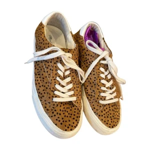 Madewell Sidewalk Kalbshaar Low-Top Sneakers Spot Dot Damen 7,5 braun - Bild 1 von 6