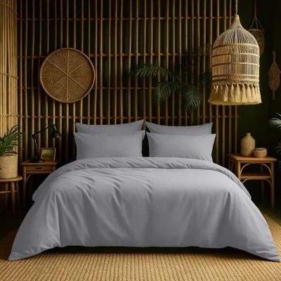 Extra Soft Duvet Quilt Cover Bedding Sets Reversible Comforter Covers Queen King - Image 1 of 4