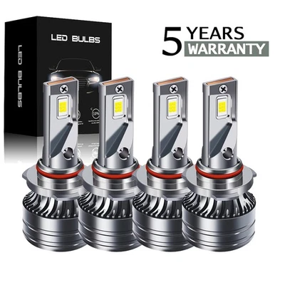 Combo faros LED blancos de haz alto bajo para Chevy Córcega 1990-1994 Foto 1 de 4