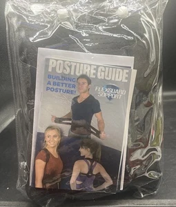 Flexguard Adjustable Back Support & Posture Correcting Brace With Guide Book New - Picture 1 of 2