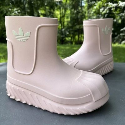 Adidas Originals AdiFoam Superstar Boots Pink Women’s 6.5 Rain Boot Shoe - Image 1 of 4