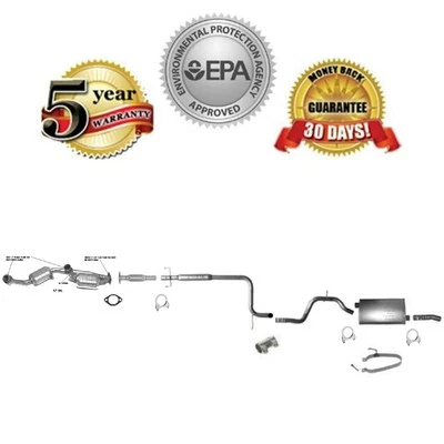 EXHAUST SYSTEM + CATALYTIC CONVERTER 1991-1995 TAURUS SABLE SEDAN - Image 1 of 4