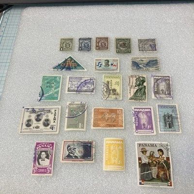 22 USADOS/HR antiguos/de colección. Estampillas de Panamá, 1875-1975- incl. muchos RAROS. OFERTA - MIRA! Foto 1 de 4