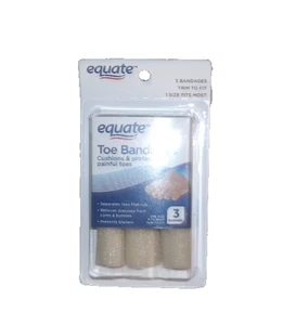 Equate 3 Pack Toe Bandages (Trim To Fit) - Picture 1 of 1