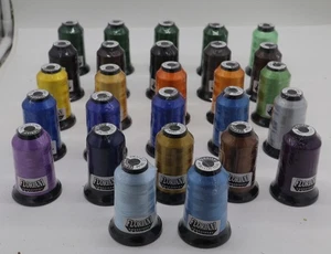 Lot of 27 Spools Floriani Embroidery Thread Machine Embroidery Sealed 1100 yds - Picture 1 of 6