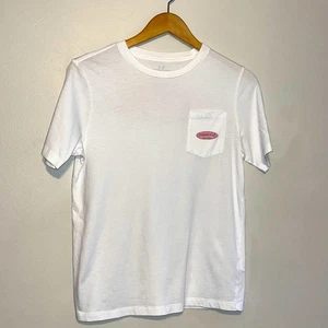 Vineyard Vines White Girls Short Sleeve T Shirt Size Large 16 - Picture 1 of 5