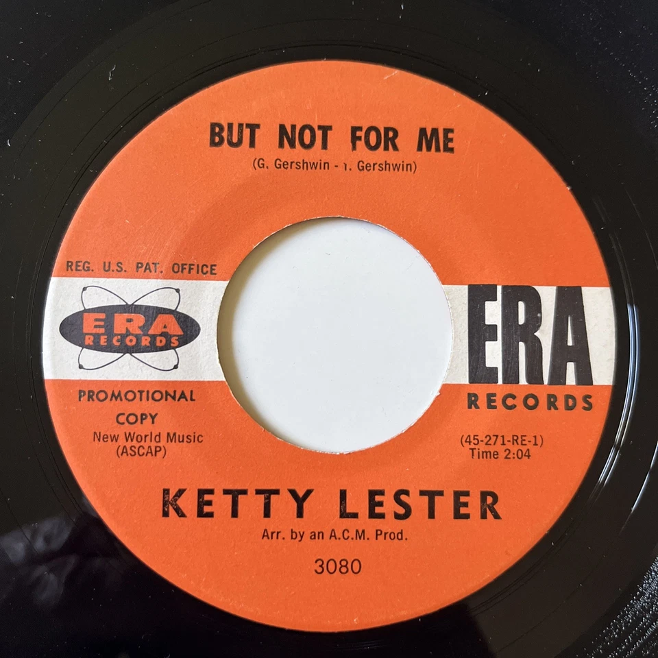 PROMO 45: Ketty Lester- But Not For Me/Once Upon A Time ERA RECORDS 3080 45 Foto 1 de 4