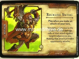 D&D Fortune Cards - 1x Reckless Swing #018 - Bild 1 von 1