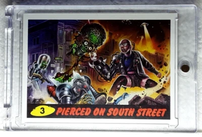 2020 Mars Attacks Heritage Parallel Card 3 PIERCED ON SOUTH STEET - Image 1 of 2