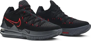Para Hombre Nike LeBron 17 Bajo Negro Rojo Oscuro Gris CD5007-001 Talla 11.5 NUEVO - Imagen 1 de 8