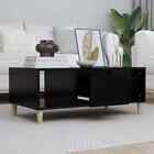Vidaxl Coffee Table Black 90x50x36.5 Cm Engineered Wood