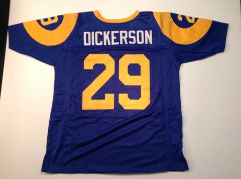 UNSIGNED CUSTOM Sewn Stitched Eric Dickerson Blue Jersey - M, L, XL, 2XL, 3XL Cover