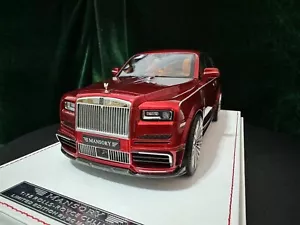 SC Models 1/18 MANSORY Cullinan in resina rosso metallizzato sigillato - Foto 1 di 4