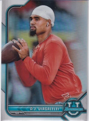 D.J. Uiagalelei - Image Variation Refractor - 2022 Bowman University Chrome - Image 1 of 2