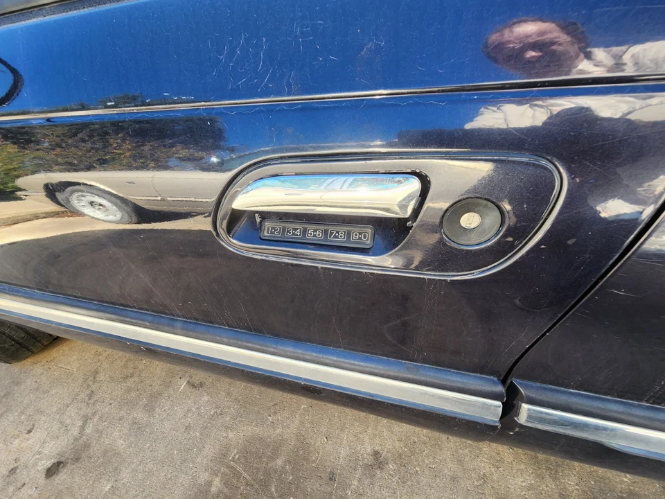 1998-99-00-01-2002 LINCOLN CONTINENTAL MANIJA DE PUERTA EXTERIOR DELANTERA IZQUIERDA NEGRA #2 Foto 1 de 1