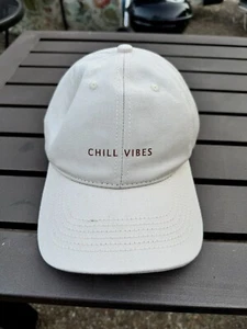Baseballmütze Kappe CHILL VIBES Erwachsene cremeweiß - Bild 1 von 3
