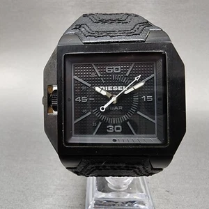 Diesel Watch Men 47mm Black Dial Black Tone Octagon DZ1265 New Battery - Picture 1 of 12